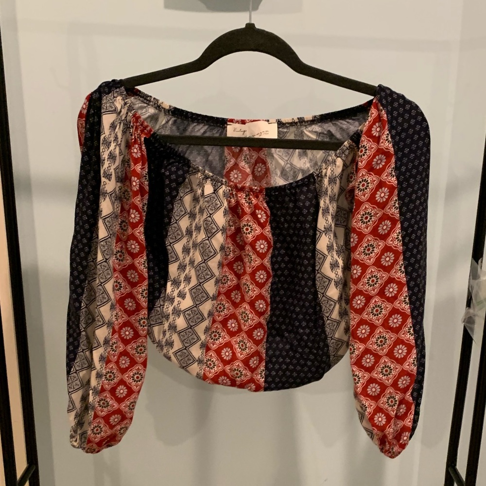 Off the shoulder blouse